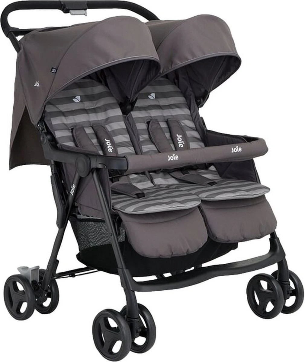 Joie - Duobuggy Aire Twin - Dark Pewter 2 Joie - Duobuggy Aire Twin - Dark Pewter - Afbeelding 2