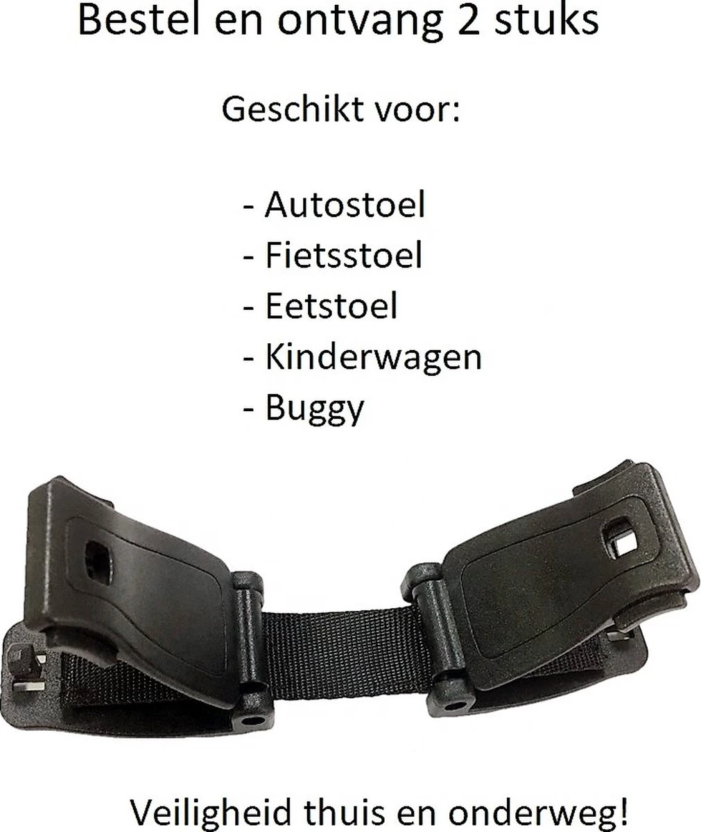Merkloos 2 X Gordelclip, Accessoire Voor Autokinderstoel-Voorkomt Dat Kind Armen Uit Veiligheidsharnas Kan Halen-Gordelclip Kinderstoel-Gordelbeschermer-Gordelhoezen-Fietsstoel Voor En Achterzitje 4 Merkloos 2 X Gordelclip, Accessoire Voor Autokinderstoel-Voorkomt Dat Kind Armen Uit Veiligheidsharnas Kan Halen-Gordelclip Kinderstoel-Gordelbeschermer-Gordelhoezen-Fietsstoel Voor En Achterzitje - Afbeelding 4