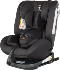 Born Lucky Meegroei Autostoel Roadline SPS ISOFIX - Groep 0/1/2/3 - 360° Draaibaar - Zwart -Lionelo Winkel 1031x1200