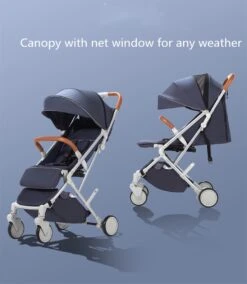 WOOSH New Buggy - Sand / Black - One Hand Folding - 3 Slaapstanden - Wandelwagen Tot 25 Kg - Regenhoes - Bekerhouder - Muggennet -Lionelo Winkel 1042x1200 1