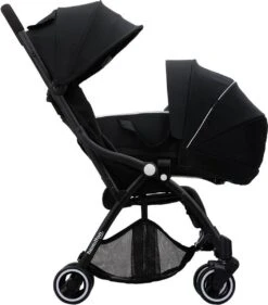 Hamilton By Yoop S1 Plus Buggy Met Monteerbare Premium Wieg – Nieuwer En Hoger 2023 Model - Stroller Met One Hand Folding Technologie – Zwart/Antraciet - Licht, Verstelbaar, Wendbaar - Geschikt Van 0 Maanden Tot 4 Jaar -Lionelo Winkel 1055x1200 1