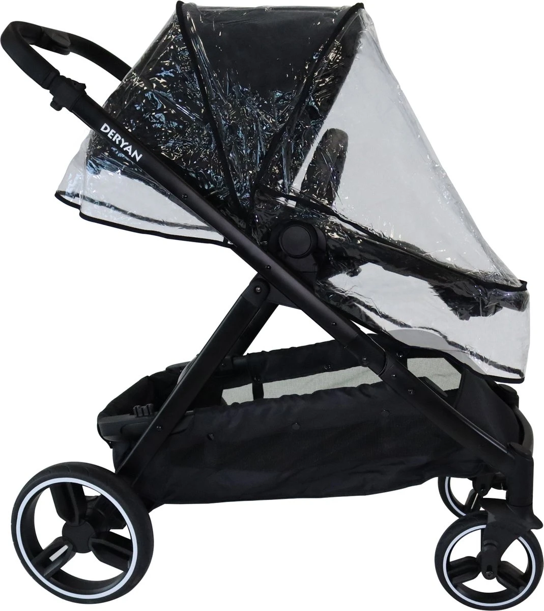 Deryan Evy Buggy Regenhoes - Transparant Regenscherm Voor Kinderwagen - Regenkap 1 Deryan Evy Buggy Regenhoes - Transparant Regenscherm Voor Kinderwagen - Regenkap