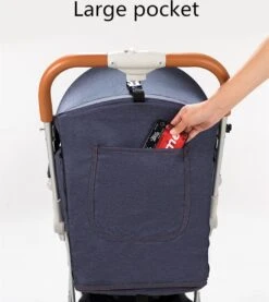 WOOSH New Buggy - Antraciet - One Hand Folding - 3 Slaapstanden - Wandelwagen Tot 25 Kg - Gratis Extra's -Lionelo Winkel 1071x1200 3