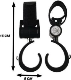Kinderwagen Tassenhaakjes - Buggy Haakjes - Babywagen - Haakjes Voor Tassen - Set Van 2 - Rheme -Lionelo Winkel 1071x1200 7