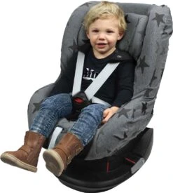 Dooky Seat Cover Groep 1 Autostoel Hoes Grey Star -Lionelo Winkel 1078x1200 3