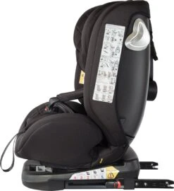 Born Lucky Meegroei Autostoel Roadline SPS ISOFIX - Groep 0/1/2/3 - 360° Draaibaar - Zwart -Lionelo Winkel 1096x1200
