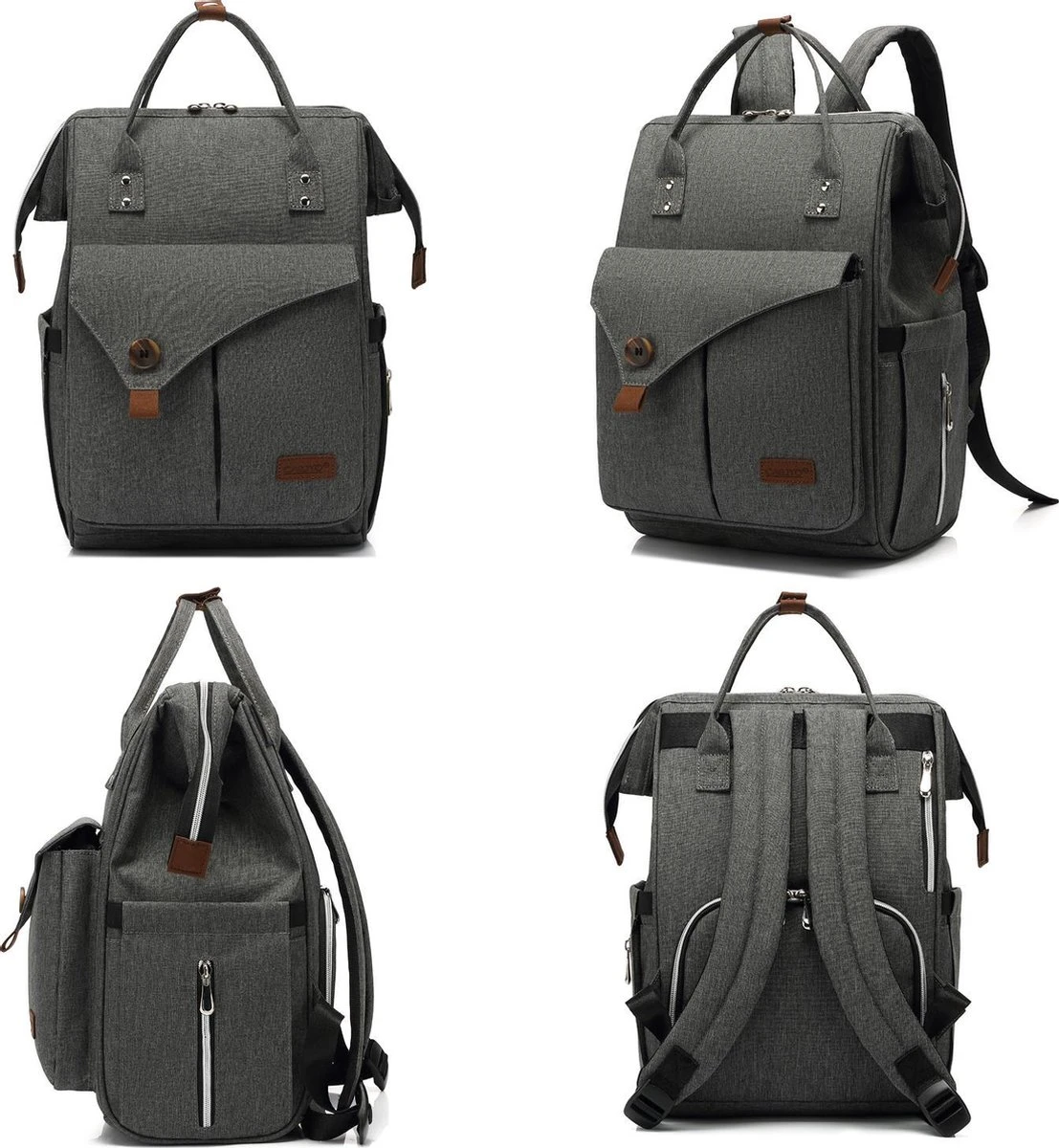 Luiertas (rugzak) Zwart 7 Luiertas (rugzak) Zwart - Afbeelding 7