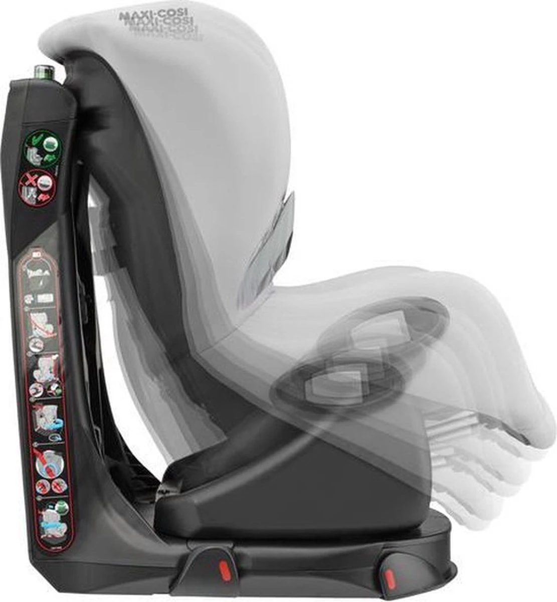 Maxi-Cosi Axiss Autostoeltje - 90° Draaibaar - Authentic Grey 2 Maxi-Cosi Axiss Autostoeltje - 90° Draaibaar - Authentic Grey - Afbeelding 2