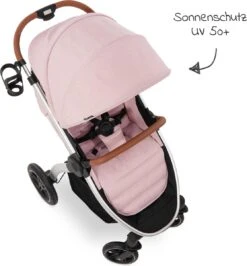 Hauck UpTown Buggy - Met één Hand Opvouwbaar - Roze -Lionelo Winkel 1115x1200 1