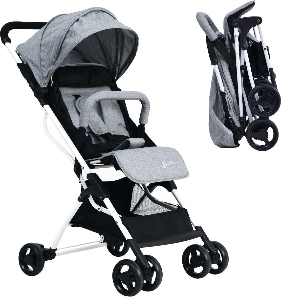 Buggy Kidsee Genius Grijs 1 Buggy Kidsee Genius Grijs