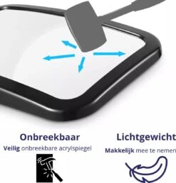 Nelbar Autospiegel Baby Verstelbaar – Achteruitkijkspiegel – Drempelproef – Baby Spiegel Auto Achterbank – Achteruitkijk Spiegel – 360 Graden Verstelbaar – XL Formaat -Lionelo Winkel 1148x1200 3