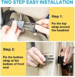 YONO Autostoel Organizer Met Tablet Houder - Auto Stoel Beschermer Achterkant - Bekerhouder En Accessoires Voor Kinderen - 2 Stuks -Lionelo Winkel 1156x1200 6