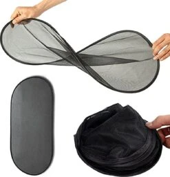 Zonnescherm Auto Baby - Zonwering Auto Met Zuignappen - Zonnescherm Auto Zwart - Auto Accessoires - Auto Accessories - 100x50 Centimeter - Cadeautje -Lionelo Winkel 1158x1200 8