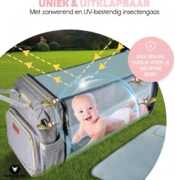 Vulpes BabyCare® Luiertas Rugzak - Luiertassen Met Babybed - Grote Luiertas Met Wieg- Luiertas Verzorgingstas Met Babybedje - Verzorgingsrugzak - Grijs 16 Vulpes BabyCare® Luiertas Rugzak - Luiertassen Met Babybed - Grote Luiertas Met Wieg- Luiertas Verzorgingstas Met Babybedje - Verzorgingsrugzak - Grijs -Lionelo Winkel 1162x1200 2