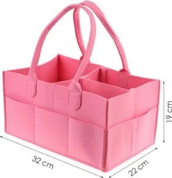 Merkloos Luiertas Vilt - Roze - Vilt - 32 X 22 X 19 Cm - Luier Organizer - Draagbare Organiser Met Handige Vakken - Verzorgingstas 7 Merkloos Luiertas Vilt - Roze - Vilt - 32 X 22 X 19 Cm - Luier Organizer - Draagbare Organiser Met Handige Vakken - Verzorgingstas -Lionelo Winkel 1164x1200 3