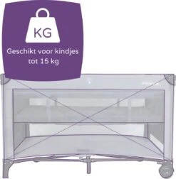 Prénatal Luxe Campingbedje Met Bodemverhoger - Inklapbaar Baby Campingbed - Reisbedje Met Wieltjes En Kruipluik - Inclusief Bodemmatras - 120 X 60 Cm - Grijs 9 Prénatal Luxe Campingbedje Met Bodemverhoger - Inklapbaar Baby Campingbed - Reisbedje Met Wieltjes En Kruipluik - Inclusief Bodemmatras - 120 X 60 Cm - Grijs -Lionelo Winkel 1174x1200 7