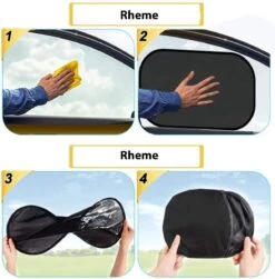 Zonnescherm Auto - Zonwering - Zijruit - UV Protectie - 2 Stuks - Statisch - Rheme -Lionelo Winkel 1181x1200 1