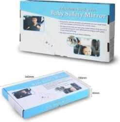 Merkloos Achterbank Spiegel Voor Baby & Kind - Auto Accessoires - Shatterproof - Zwarte A3 Verstelbare Monitor -Lionelo Winkel 1182x1200 2