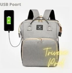 Luier- En Verzorgingstas - Luiertassen - Baby Rug Tas Met Isoleervak - Incl Flessen Verwarmer - Luiertas - Unisex/Jongens/Meisjes - Grijs - Luier Tas - Verzorgingstas Baby - Uitschuifbaar Verschoon/ Slaap Bedje - Incl Matrasje Baby - USB Poort 16 Luier- En Verzorgingstas - Luiertassen - Baby Rug Tas Met Isoleervak - Incl Flessen Verwarmer - Luiertas - Unisex/Jongens/Meisjes - Grijs - Luier Tas - Verzorgingstas Baby - Uitschuifbaar Verschoon/ Slaap Bedje - Incl Matrasje Baby - USB Poort -Lionelo Winkel 1185x1200 5