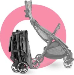Lionelo Buggy Julie One - Kinderwagen Premium - Automatisch Opvouwen - Wandelwagen Tot 22 Kg - Comfortabele Zitje -Lionelo Winkel 1188x1200 2