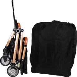 Ding Vivo Wandelwagen - Zwart/Rose - Inklapbare Buggy - Inclusief Boodschappenmandje En Zonnekap -Lionelo Winkel 1188x1200 4