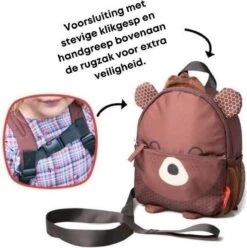 Kindertuigje Met Looplijn - Rugzak Voor Peuter & Kleuter - Tuigje Kind - Rugzaktuigje - Beer 12 Kindertuigje Met Looplijn - Rugzak Voor Peuter & Kleuter - Tuigje Kind - Rugzaktuigje - Beer -Lionelo Winkel 1195x1200 14