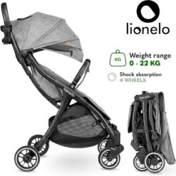 Lionelo Buggy Julie One - Kinderwagen Premium - Automatisch Opvouwen - Wandelwagen Tot 22 Kg - Comfortabele Zitje -Lionelo Winkel 1197x1200 1