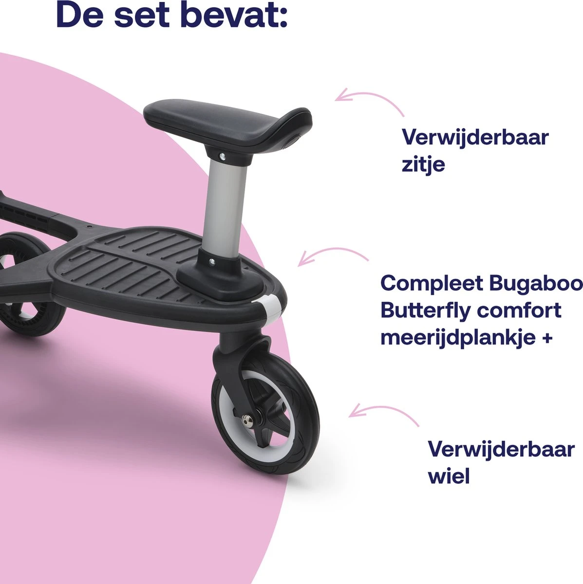 Bugaboo Butterfly Comfort Meerijdplankje+ 4 Bugaboo Butterfly Comfort Meerijdplankje+ - Afbeelding 4