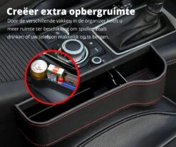MOVENDO® - Luxe Auto Organizer Bestuurder En Bijrijder - Autostoel Opbergdoos Met Bekerhouder - Opbergen Auto Accessoires - Auto Accessories - Smartphone Telefoon Houder Geschikt Voor Tablet IPad Samsung Tab En Nintendo Switch - Cadeautje -Lionelo Winkel 1200x1000 9