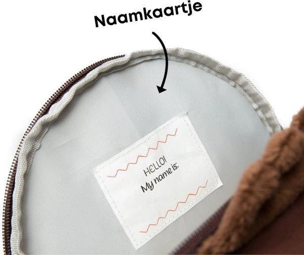 Kindertuigje Met Looplijn - Rugzak Voor Peuter & Kleuter - Tuigje Kind - Rugzaktuigje - Beer 3 Kindertuigje Met Looplijn - Rugzak Voor Peuter & Kleuter - Tuigje Kind - Rugzaktuigje - Beer - Afbeelding 3