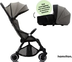 Hamilton By Yoop X1 Plus Buggy – Nieuw, Hoger, Uitgebreider 2023 Model – Premium Stroller Met One Hand Folding Technologie – Grijs – Lichte, Verstelbare En Wendbare Kinderwagen Met Vele Gemakken -Lionelo Winkel 1200x1037