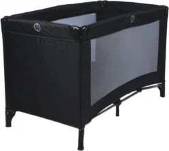 Ding Campingbedje - Zwart - 120x60 Cm - Reisbedje Inclusief Bodemmatrasje -Lionelo Winkel 1200x1075 1