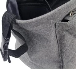 Dooky Diaper Buggy Organizer Grey Melange -Lionelo Winkel 1200x1097 1