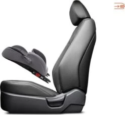 Babyauto Zitverhoger Vista Fix Booster Groep 3 Isofix Stoelverhoger - Grijs -Lionelo Winkel 1200x1105 1