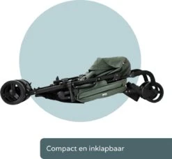 Prénatal Luxe Buggy – Kinderwagen Met Boodschappenmand En Zonneklep - Verstelbare Wandelwagen – Inklapbaar Met 1 Hand - Plooibuggy Groen -Lionelo Winkel 1200x1109 2
