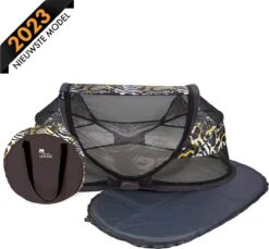 Deryan Baby Luxe Campingbedje – Inclusief Zelfopblaasbare Matras - Zoo