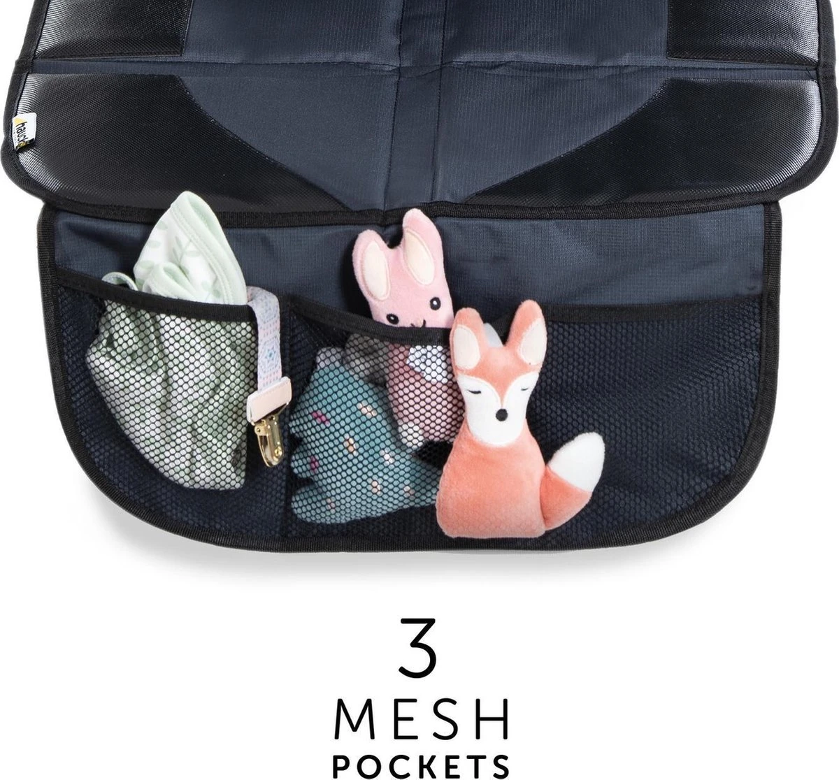 Hauck Sit On Me Deluxe Autostoelbeschermer - Black 2 Hauck Sit On Me Deluxe Autostoelbeschermer - Black - Afbeelding 2