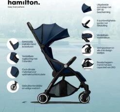 Hamilton By Yoop One Prime X1 Buggy - Premium Stroller Met One Hand Folding Technologie - Blauw - Lichte, Verstelbare En Wendbare Kinderwagen Met Vele Gemakken 14 Hamilton By Yoop One Prime X1 Buggy - Premium Stroller Met One Hand Folding Technologie - Blauw - Lichte, Verstelbare En Wendbare Kinderwagen Met Vele Gemakken -Lionelo Winkel 1200x1127 3