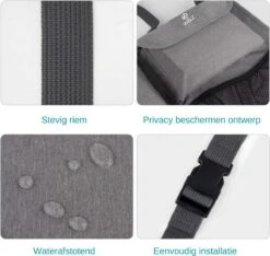 W&Z® Auto Organizer - Autostoel Organizer - Kofferbak Organizer - Grijs -Lionelo Winkel 1200x1139 4