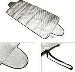 Universele Antivries Scherm Voorruit & Achterruit - Zonnewering / Zonwering Voorraam Beschermer - Autozonwering Autoraam - Aluminium - Universeel -Lionelo Winkel 1200x1140 3