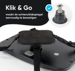 Autospiegel Baby 360° Verstelbaar Voor Hoofdsteun Autostoel -Achteruitkijkspiegel XL- Achterbankspiegel Kinderen -Baby Veiligheid Accessoires - Zwart -Lionelo Winkel 1200x1142 7