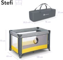 Lionelo Stefi - Campingbedje - 125x65cm - Tot 15kg - Transporttas -Lionelo Winkel 1200x1143 4