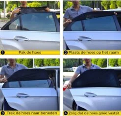 MostEssential Premium Zonnescherm Auto Baby – Zonnescherm Auto Zijruit - Zonwering Auto Voor Baby En Kind – UV Protectie - Zonder Zuignappen - Inclusief Luxe Opbergtas -Lionelo Winkel 1200x1147 6