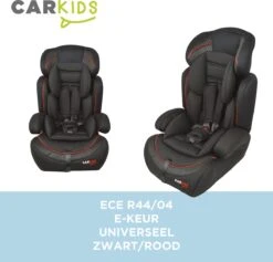 Carkids Verstelbaar Kinderautostoeltje Zwart En Rood | Kinderautostoel Groep 1-2-3 | Kinderen Van 9 Maanden-12 Jaar | 9-36 Kg -Lionelo Winkel 1200x1150 8