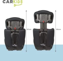 Carkids Verstelbaar Kinderautostoeltje Zwart En Rood | Kinderautostoel Groep 1-2-3 | Kinderen Van 9 Maanden-12 Jaar | 9-36 Kg -Lionelo Winkel 1200x1150 9