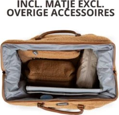 Childhome Mommy Bag Groot - Teddy - Beige -Lionelo Winkel 1200x1161 3