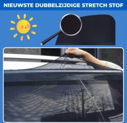 Nince Zonnescherm Auto Zijraam - Overtrek - Set Van 2 Extra Donker 9 Nince Zonnescherm Auto Zijraam - Overtrek - Set Van 2 Extra Donker -Lionelo Winkel 1200x1163 4