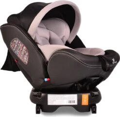Cangaroo Pilot Black Leather SPS Isofix 360° 0-36 Kg Autostoel Met Zonnekap -Lionelo Winkel 1200x1164