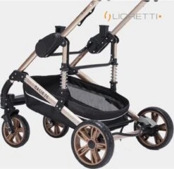 Merkloos Lioretti® Luxe Baby Buggy 3 In 1 | Baby Wagen | Kinderwagen Met Stoel En Wieg | Inklapbaar | Hoge Kwaliteit | Combi | Zwart -Lionelo Winkel 1200x1168 1