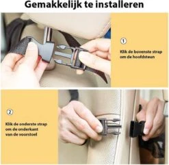 Merkloos Autostoel Organizer De Luxe, Auto Organizer Voor Baby En Kinderen, Met Tablethouder Voor O.a. IPad -Lionelo Winkel 1200x1169 4